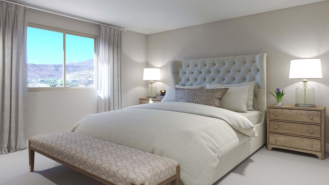 Primary Bedroom | King | Wildera – Valley Series | New Homes in San Tan Valley, AZ | Landsea Homes