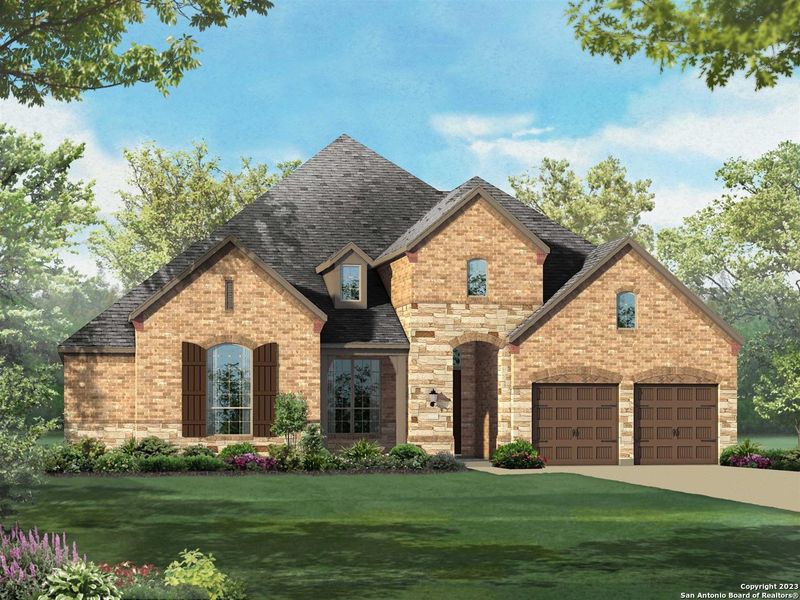 New construction Single-Family house 10047 Deidehban Drive, Boerne, TX 78006 213 Plan- photo