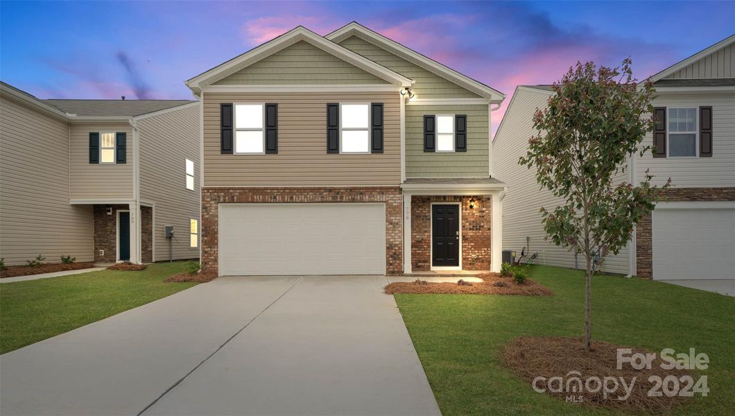 New construction Single-Family house 3500 Hackberry Drive, Gastonia, NC 28056 The Robie- photo