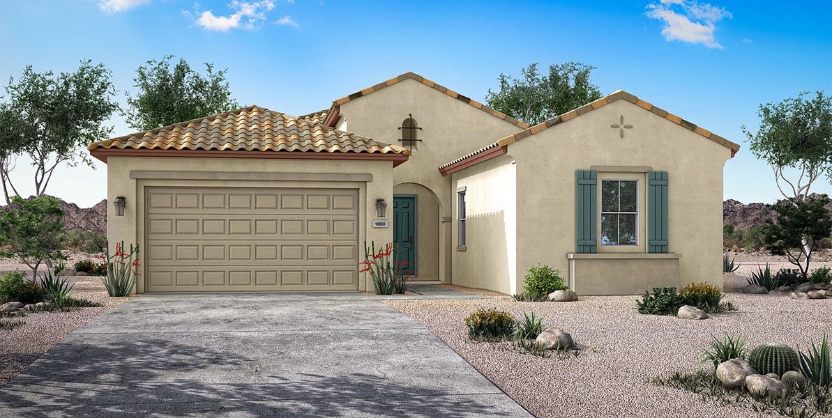 New construction Single-Family house Cairn, 4367 N 201St Drive, Buckeye, AZ 85396 - photo