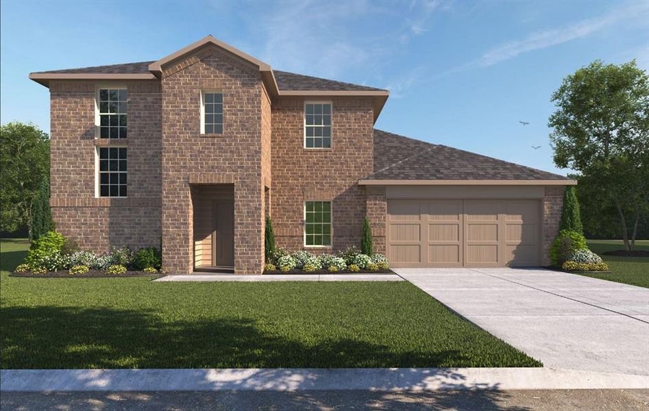 New construction Single-Family house 3319 Derry Hill Drive, Fulshear, TX 77441 The Lancaster- photo