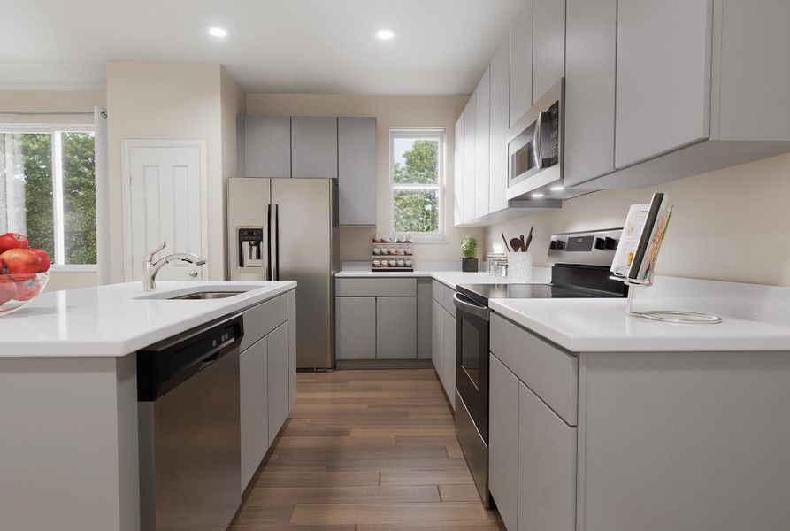 Kitchen - Acadia - Pintail Commons at Johnstown Village by Landsea Homes