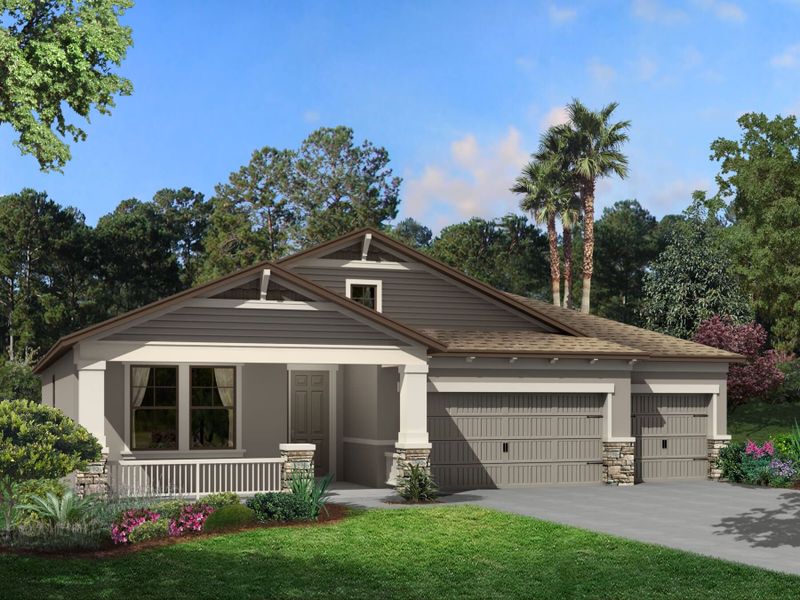 New construction Single-Family house 2416 Clary Sage Drive, Spring Hill, FL 34609 Corina  III- photo