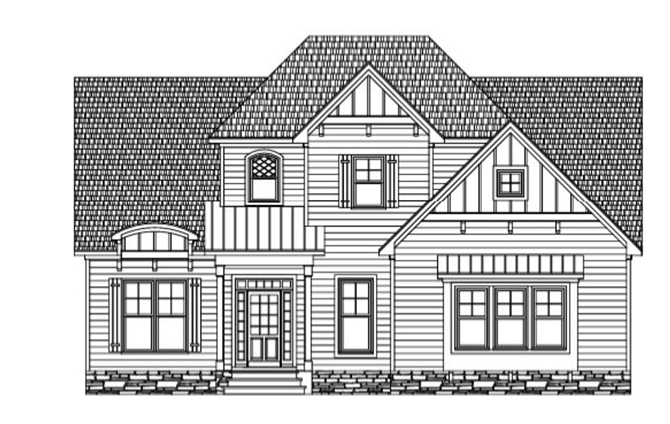 New construction Single-Family house THE ROSEMONT, 3434 Kildaire Farm Road, Cary, NC 27518 - photo