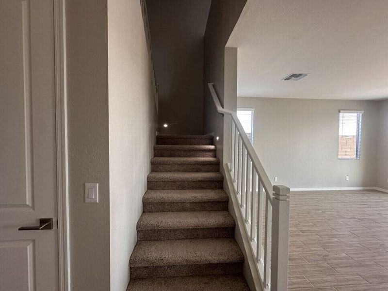 Stairs to second floor