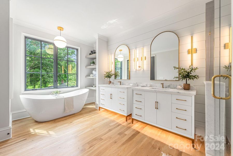 Primary Bathroom with Soaking Tub