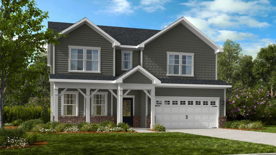 New construction Single-Family house 1152 Sun Springs Road, Wake Forest, NC 27587 Andrews- photo