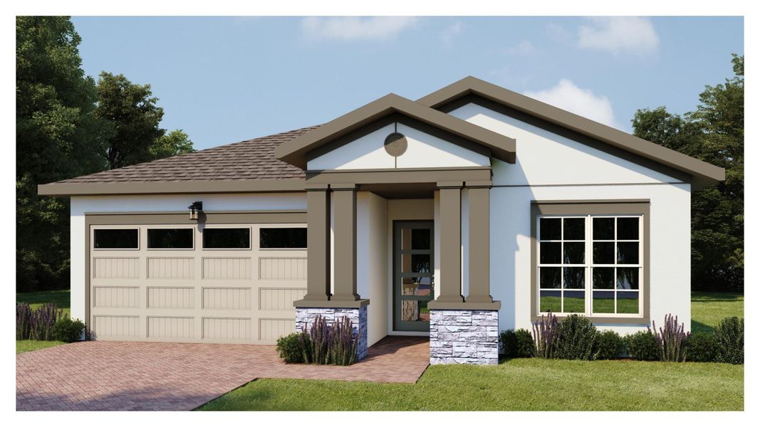 New construction Single-Family house Dupree II, 2856 Willowseed Lane, Saint Cloud, FL 34772 - photo