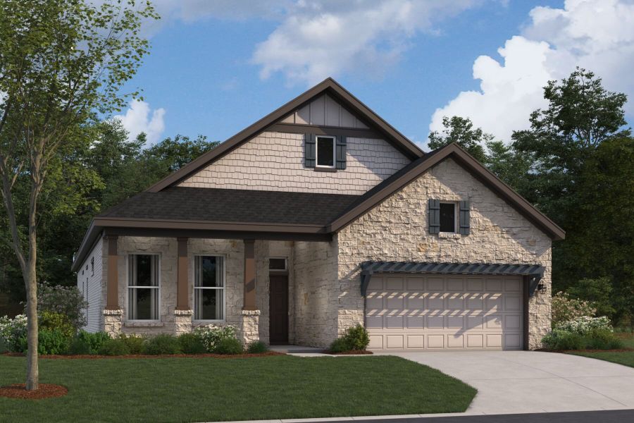 New construction Single-Family house Barton II, 828 Sanger Lane, Leander, TX 78641 - photo