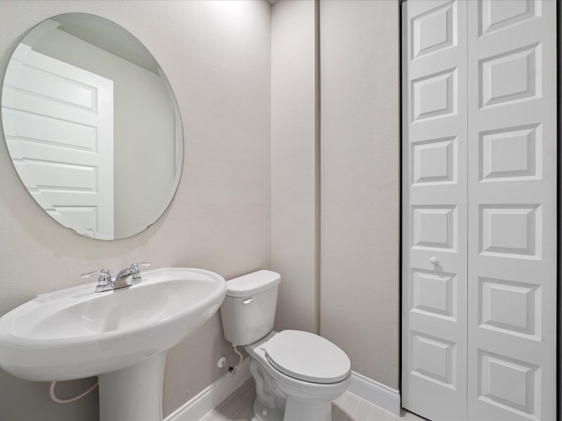 Bathroom in the Coral floorplan at 6326 NW Sweetwood Drive in Brystol at Wylder