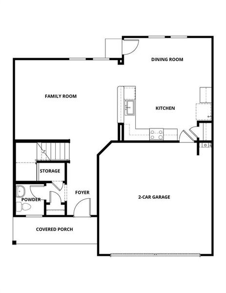 The Springs Floor Plan first floor