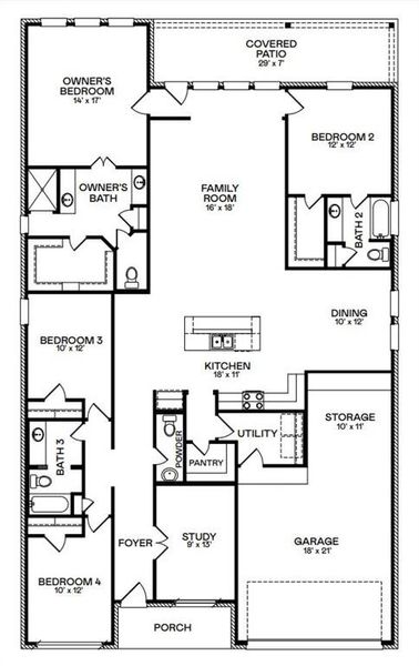 Cantaron II - Open and Spacious One-Story Plan