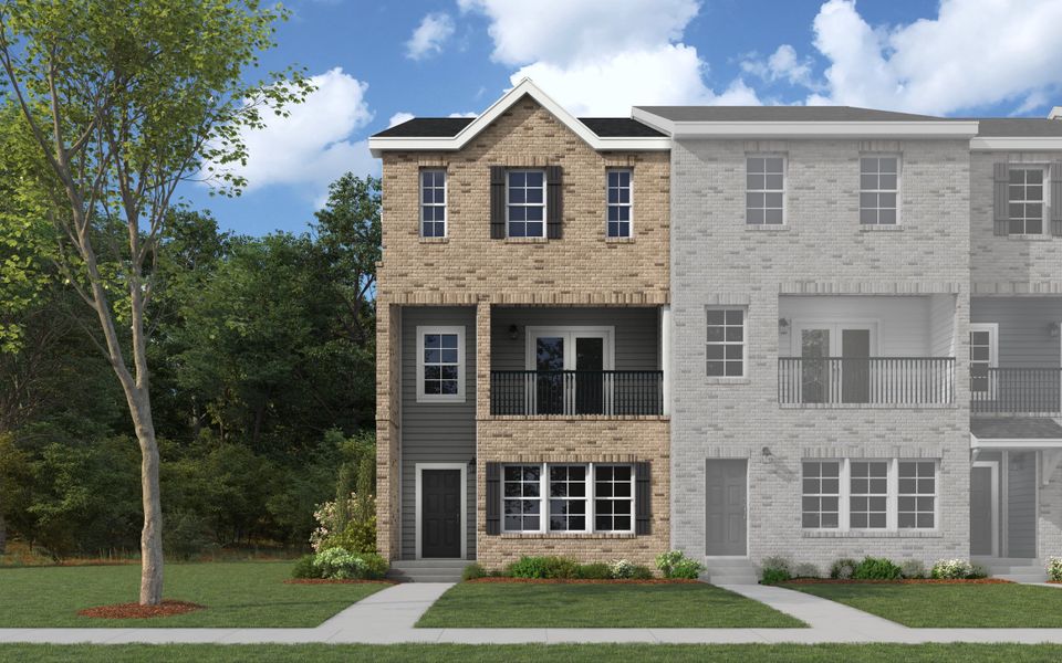 New construction Townhouse house 1121 Breadsell Lane, Wake Forest, NC 27587 Hawthorne- photo