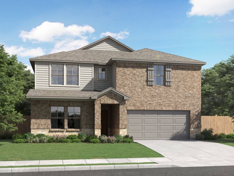 New construction Single-Family house 11350 Acorn Bluff, San Antonio, TX 78254 The Beckley (C459)- photo