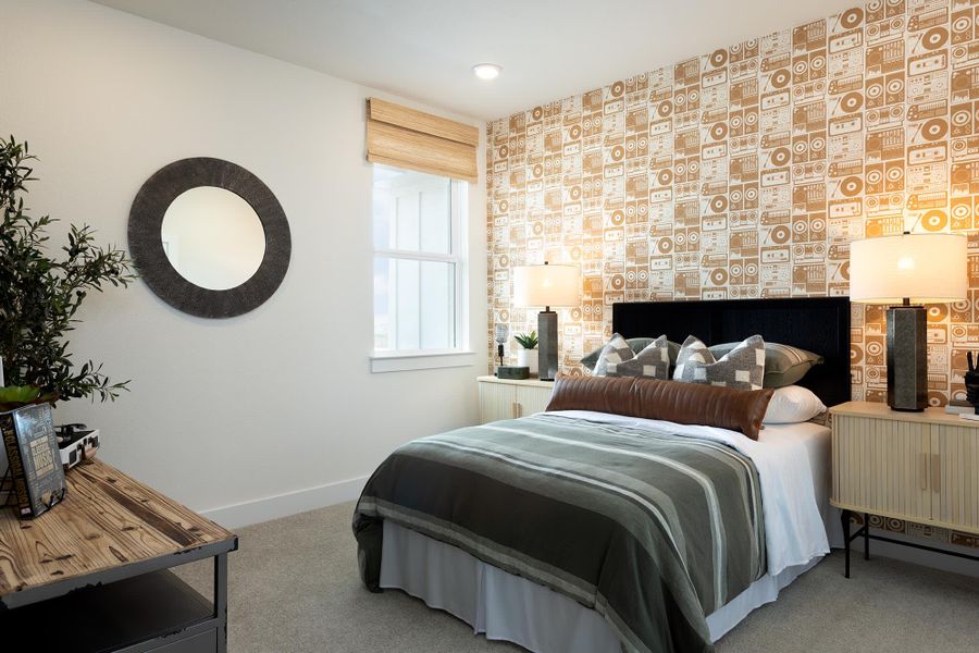 Bedroom | Andrew at Avery Centre in Round Rock, TX by Landsea Homes