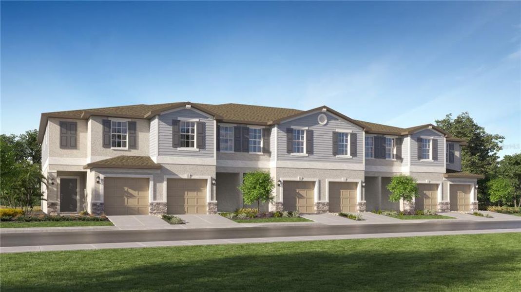 New construction Townhouse house 220 Tulip Banded Way, Ruskin, FL 33570 - photo