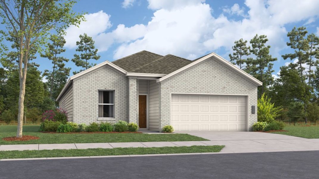 New construction Single-Family house 14918 Rhyolite Way, San Antonio, TX 78223 Huxley- photo