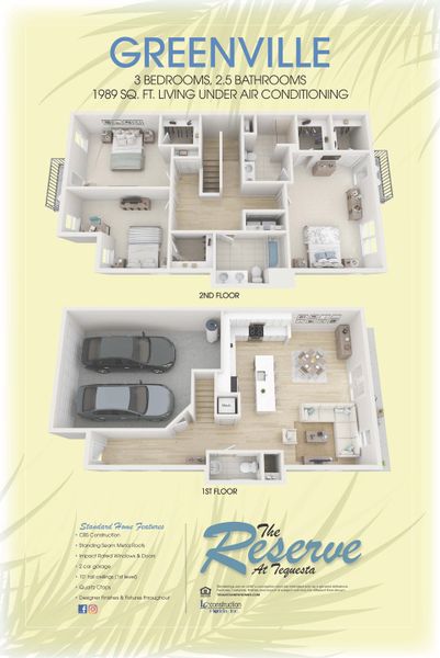 Greenville floor plan flyer