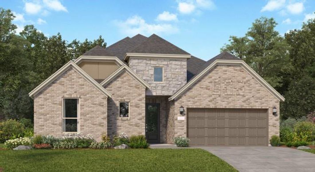 New construction Single-Family house 14012 Pine Cliffs Drive, Texas City, TX 77568 Glenbrook II- photo
