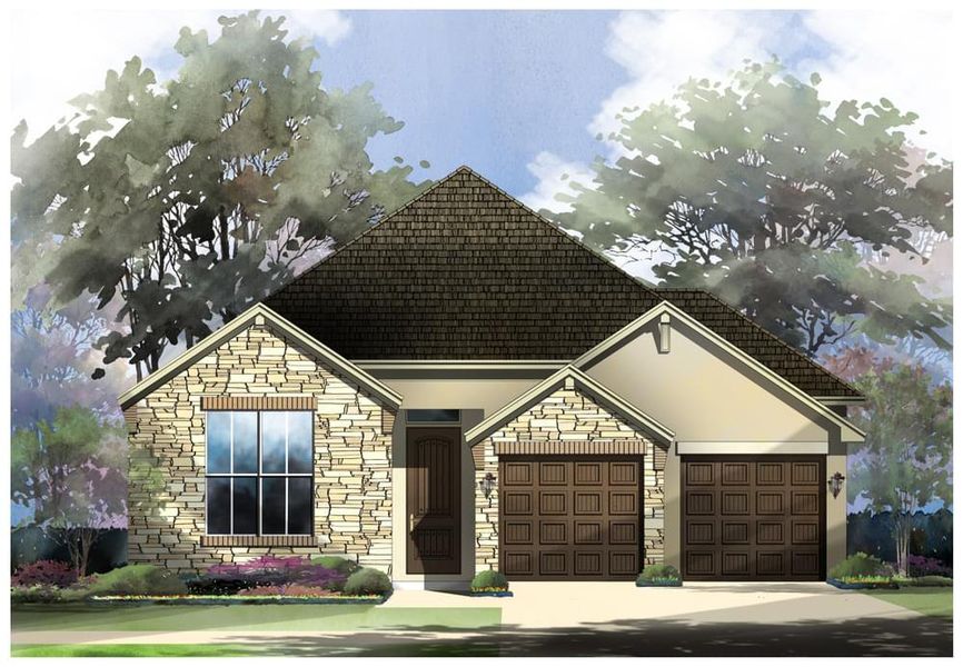 New construction Single-Family house Marshall : 50-2540F.1, 3037  Ashby Park, Bulverde, TX 78163 - photo