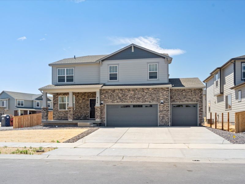 Waterton exterior image at a Meritage Homes community in Brighton, CO.