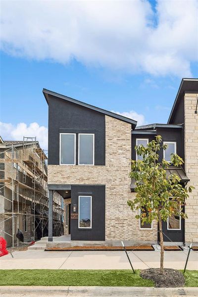 View of front of house featuring a patio area