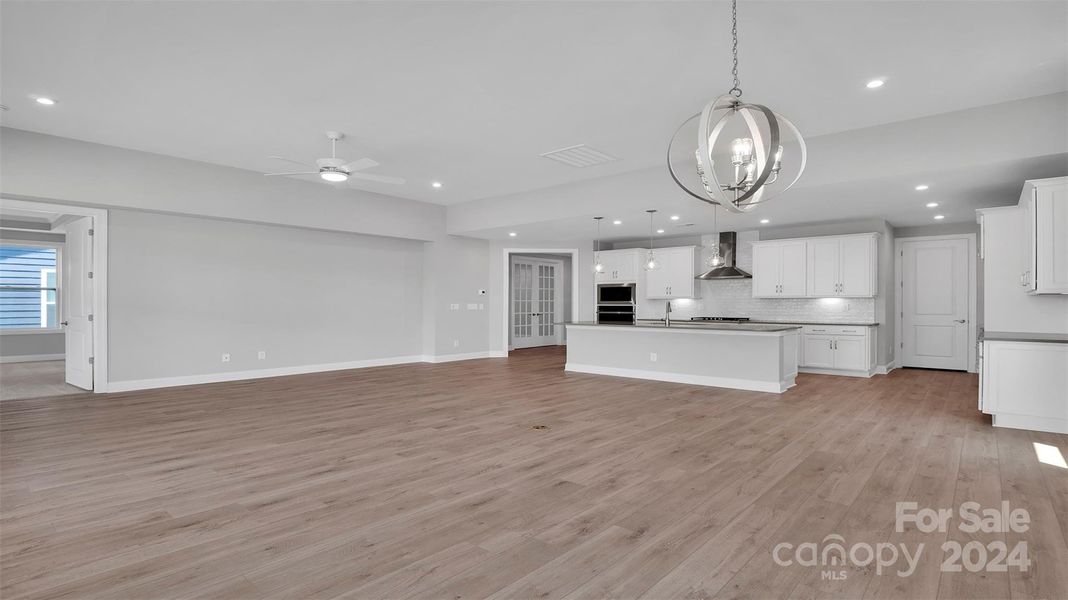 Great Room into Kitchen