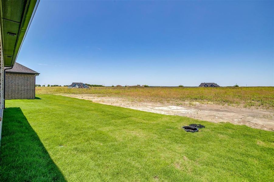 View of yard featuring a rural view