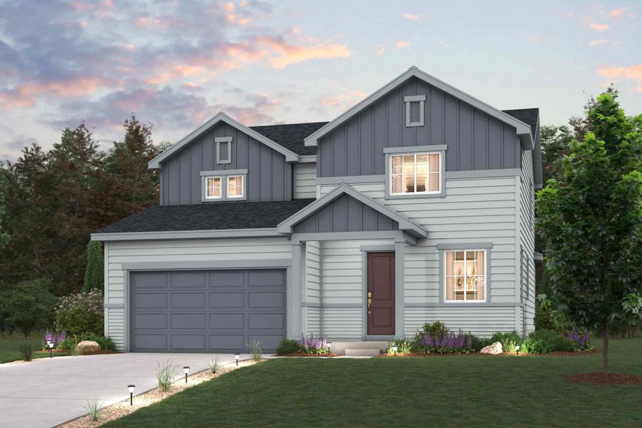 Avon Plan Elevation A at Prairie Song in Windsor, CO by Century Communities