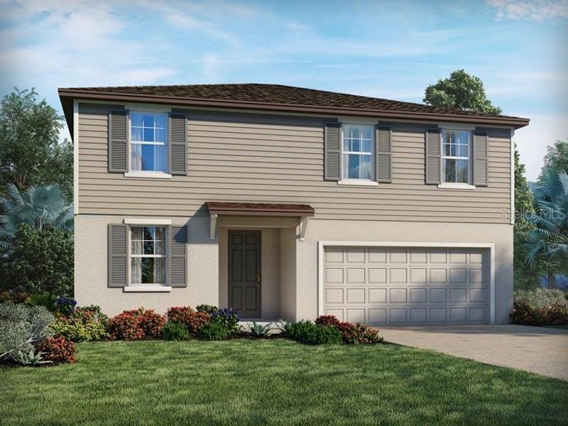 New construction Single-Family house 4704 Bernard Boulevard, Haines City, FL 33844 Marigold- photo