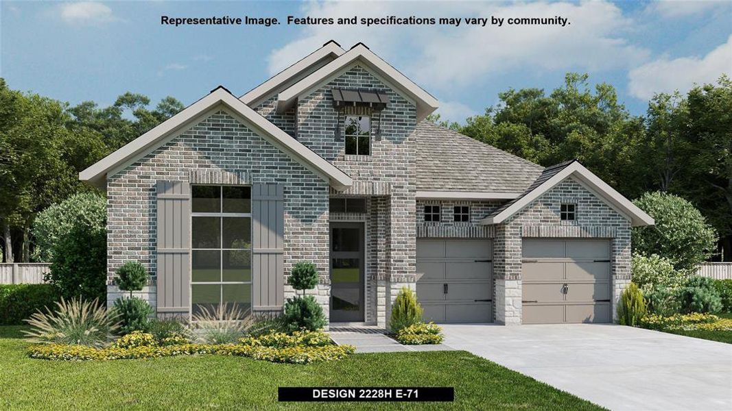 New construction Single-Family house 2228H, 200 Barton Oak Trail, Georgetown, TX 78628 - photo