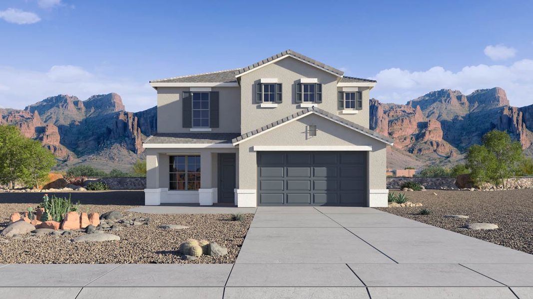 New construction Single-Family house Passerine, 9416 North 178th Drive, Waddell, AZ 85355 - photo