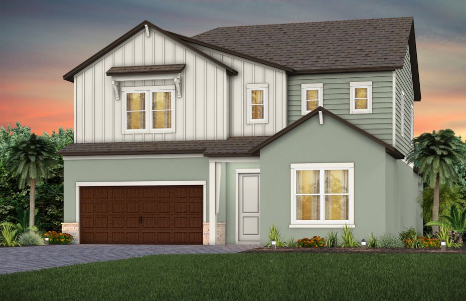 New construction Single-Family house Ruby, Cypress Bend Drive, Wesley Chapel, FL 33545 - photo