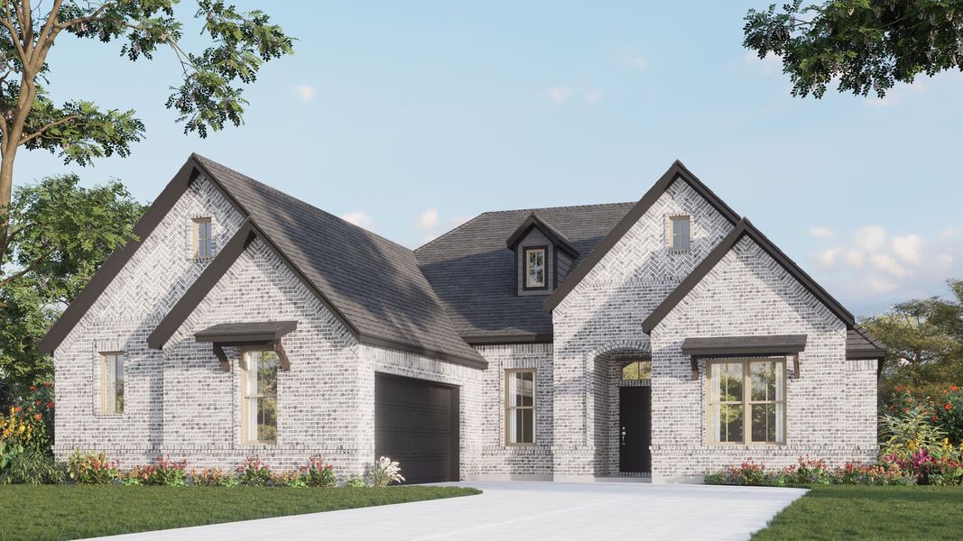 Elevation C | Concept 2050 at Belle Meadows in Cleburne, TX by Landsea Homes