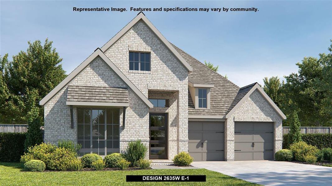 New construction Single-Family house Design 2635W, 104 Lake Como Point, New Braunfels, TX 78130 - photo