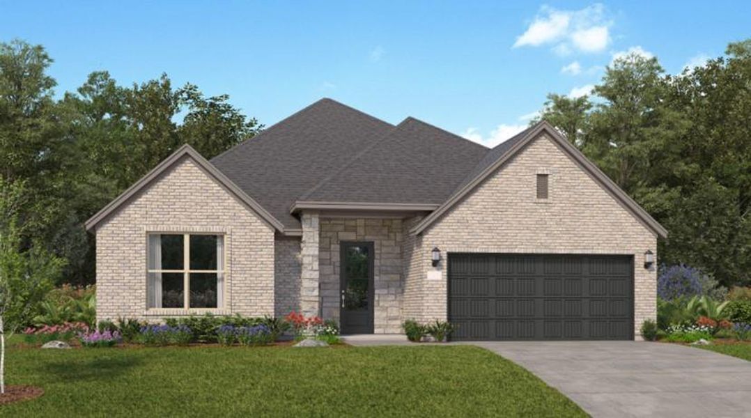 New construction Single-Family house 18311 Tiger Flowers Drive, Conroe, TX 77302 Melrose- photo
