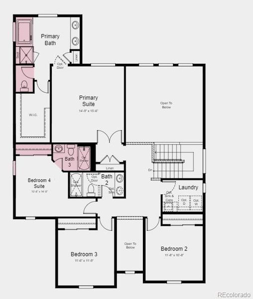 Structural options added include; Fireplace, covered patio deck, bedroom 4 suite, shower in bath 4, tub and shower in primary suite, unfinished walk-out basement, double 8' French doors at study, and 8' doors on main level.