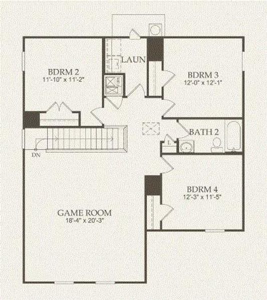 Pulte Homes, Granville floor plan