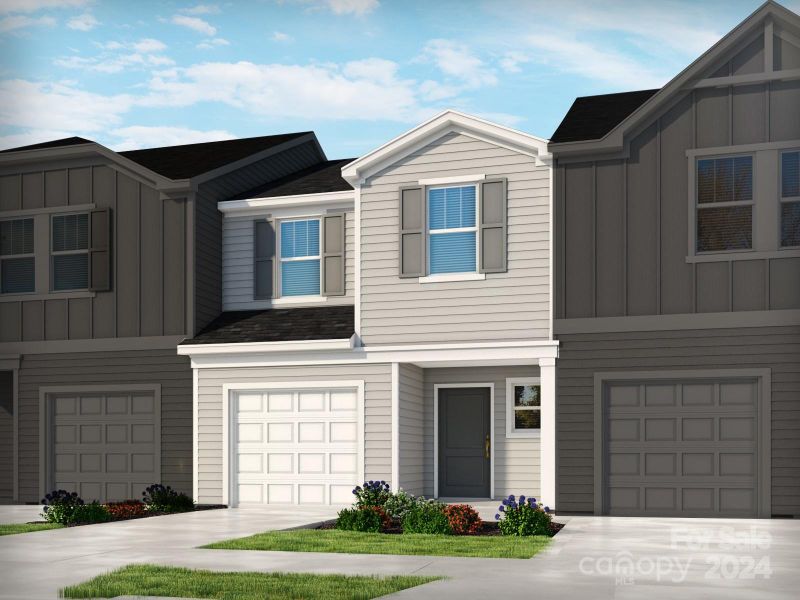 New construction Townhouse house 3670 Backwater Street, Concord, NC 28027 Topaz- photo