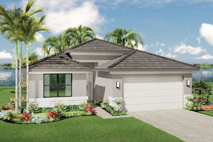 New construction Single-Family house Egret, 12320 Southwest Calm Pointe Court, Port Saint Lucie, FL 34987 - photo