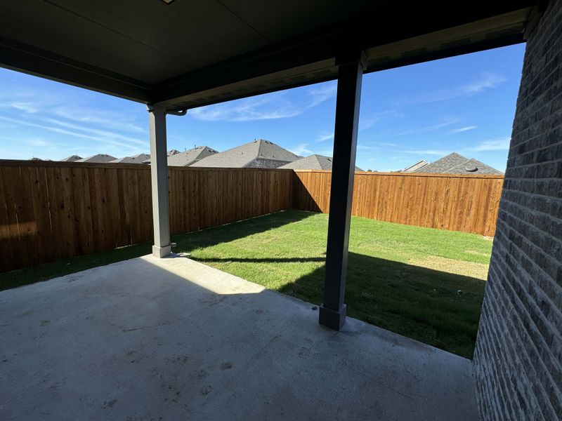 Covered Patio Construction Progress