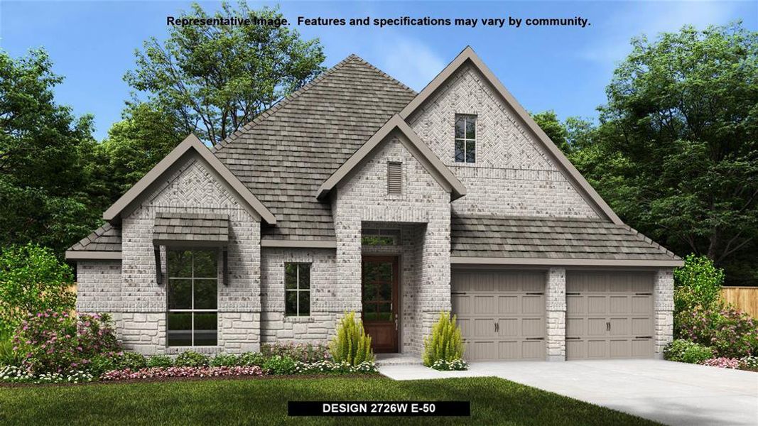 New construction Single-Family house 10725 Enchanted Rock Way, Fort Worth, TX 76126 Design 2726W- photo