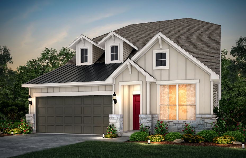 New construction Single-Family house Woodland, 513 Exploration Circle, Liberty Hill, TX 78642 - photo