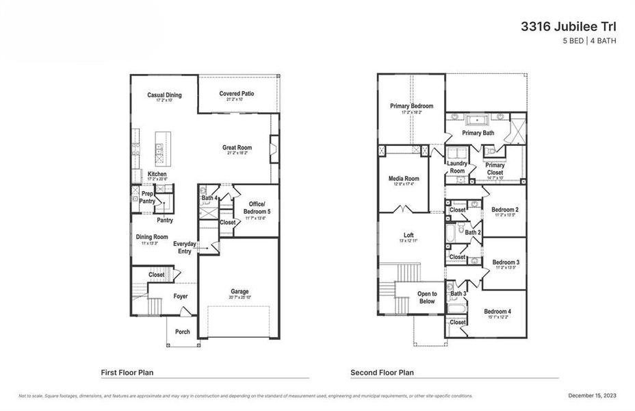 3316 Jubilee TrlDallasFloorplan