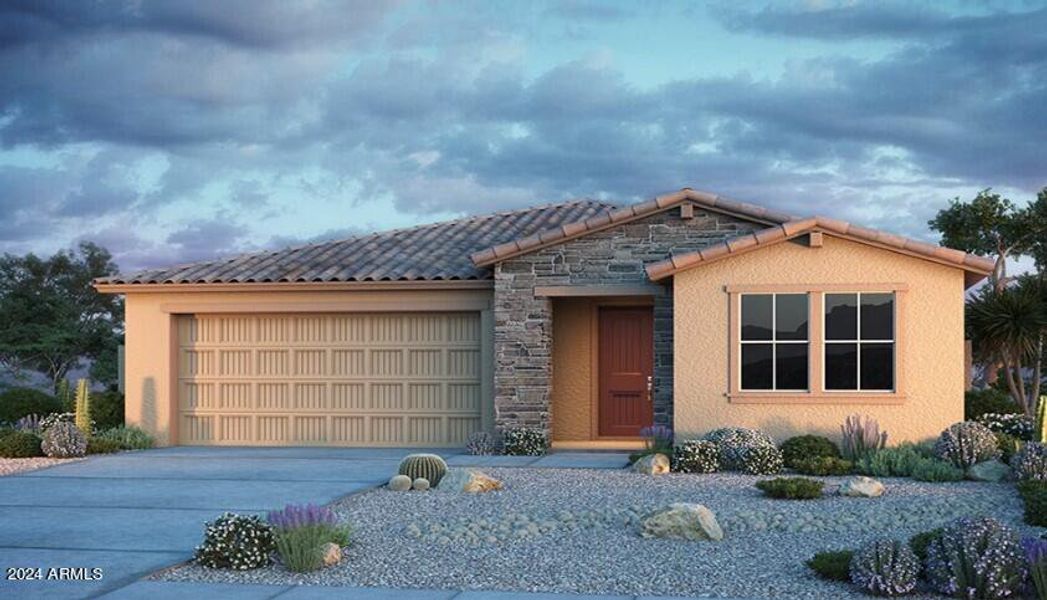 New construction Single-Family house 5320 W Rainwater Drive, Laveen, AZ 85339 Hudson- photo