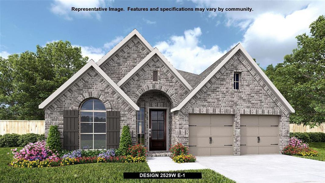 New construction Single-Family house Design 2529W, 5307 Elegance Court, Manvel, TX 77583 - photo