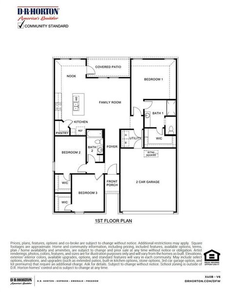 New construction Single-Family house 11129 East Chase Lane, Providence Village, TX 76227 Plan X40B- photo