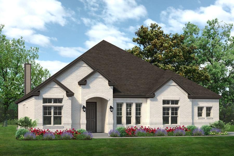 New construction Single-Family house Bellaire SE, 1234 Evanston Court, Rhome, TX 76078 - photo