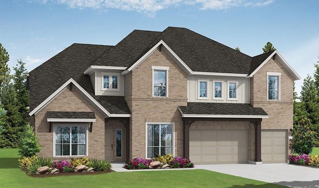 New construction Single-Family house 1037 Blanket Flower Dr, Georgetown, TX 78628 St. Charles II (4170-CL-60)- photo