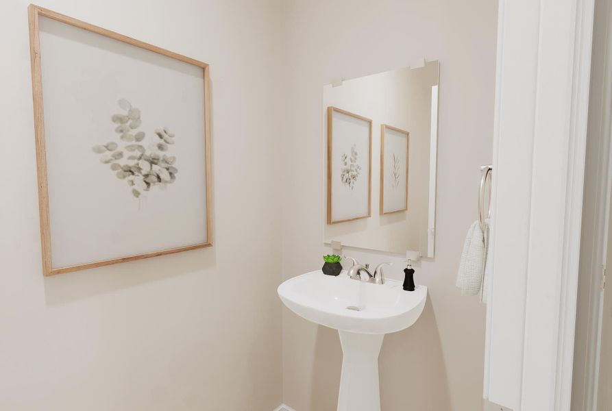 Powder Room - Congaree - Pintail Commons at Johnstown Village by Landsea Homes